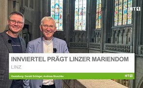 Bischofsvikar Johann Hintermaier erkundete mit dem Regionalsender HT1, wie viel Innviertel im Linzer Mariendom zu finden ist.